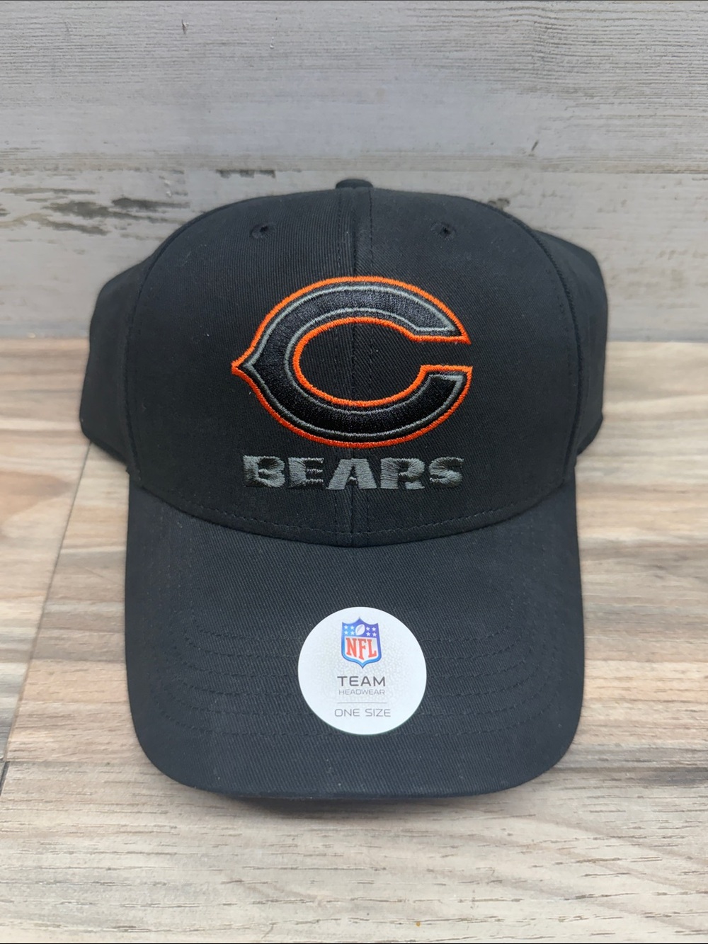 Chicago Bears Soldier Field NFL Strapback Hat Cap Windy City Logo Black New